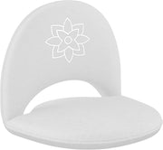 View Mindful Modern Meditation Chair | Adjustable Floor Chair with Back Support | Padded Floor Seat for Posture Support and Comfort | Portable Folds Flat for Storage | Indoor/Outdoor Use | Slate Grey image 1
