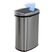 View 13 Gallon Automatic Kitchen Trash Can with Lid, Touchless Motion Sensor Garbage Bin image 1