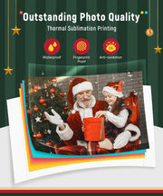 View 46-Photo Printer with Wi-Fi, 100 Sheets, Thermal Dye-Sublimation, Compatible with iPhone and Android image 3