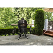 View Grills 22 in. Kamado Pro Ceramic Charcoal Grill with Grill Cover image 3