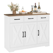 View Modern Farmhouse Sideboard Buffet Cabinet image 3