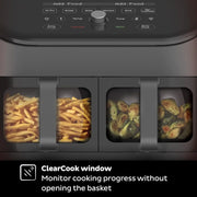 View Air fryer, with a transparent casing, personalized programming, integrating 8 functions, capable of achieving various cooking methods such as frying, baking, drying, baking, heating and reheating. image 3