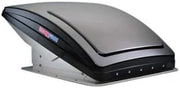View Deluxe - All-In-One RV Vent, Shield & Fan; Built-In Rain Shield, 10 Speed Reversible Fan with Thermostat, Fits Standard 14"x14" Roof Openings, 12V Long Life Motor, White (00-05100K) image 3