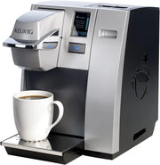 View Commercial office single-cup K-Cup coffee machine, silver version image 1