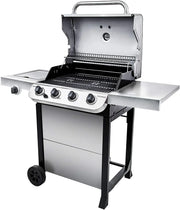 View Char-Broil 463377319 Performance 4-Burner Cart Style Liquid Propane Gas Grill, Stainless Steel image 2