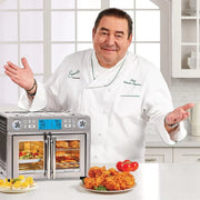 View Emeril Lagasse Dual Zone 360 Air Fryer Oven Combo with French Door, 25 QT Extra Large, Cook Two Foods in Different Ways, Up to 60% Faster from Frozen to Finish image 2