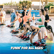 View Fun Pool Game for Adults and Family | Stonne Skipping Meets Swimming Pool Cornhole Game Floating | Fun For All Ages, Easy Setup, Well Made | Portable Water and Lake Toy | image 2