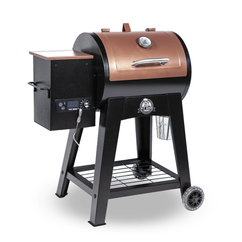 540 Sq. In. Wood Pellet Grill with Flame Broiler and Meat Probe