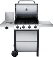 View Char-Broil 463377319 Performance 4-Burner Cart Style Liquid Propane Gas Grill, Stainless Steel image 4