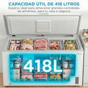 View MIDEA Arcon Congelador Pequeño de 418L | Congelador Horizontal Convertible a Frigorífico con Motor Inverter, Control Electrónico de Temperatura, image 3