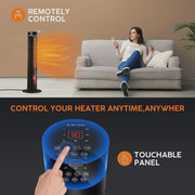 View Airchoice 1500W 36 in Ceramic Tower Space Heater, 3 Heat Settings, Adjustable, for 300 sq ft image 2