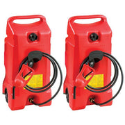 View 14 Gallon Portable Gas Tank – 2 Pack with Pump, Red image 1