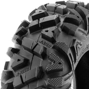 View I ATV/UTV all-terrain Tires 25x8-12 Front & 25x10-12 Rear Set of 4 A033 6-PR Tubeless image 4