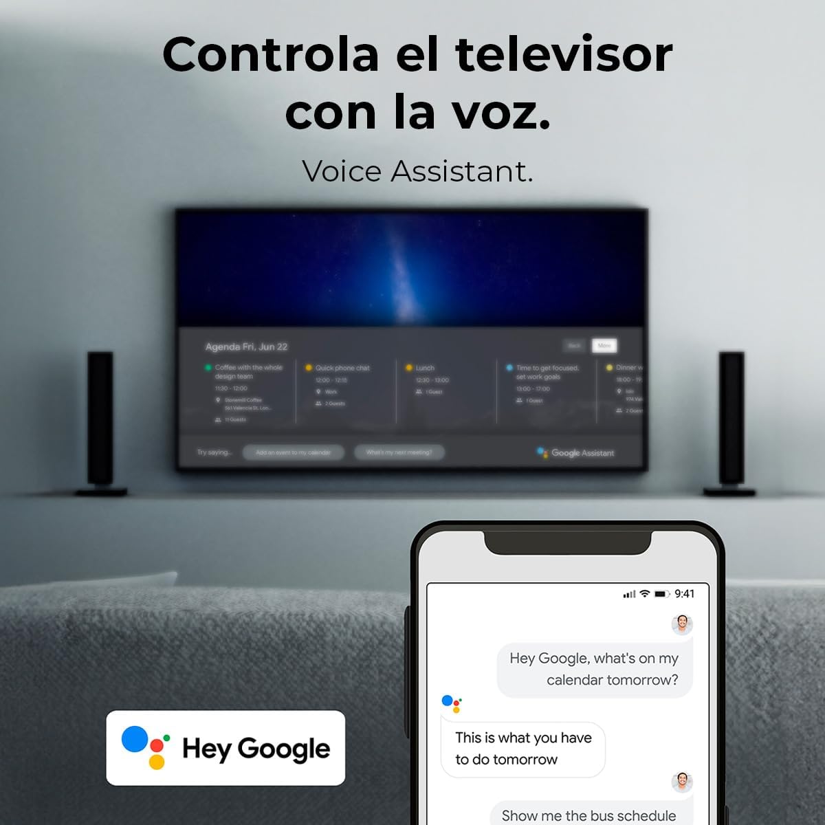 Cecotec Smart TV, Televisor LED de 32 Pulgadas Resolución HD A4 Series ALH40032S. Sistema Operativo Google TV, Dolby Audio, HDR10, 16 GB de ROM,