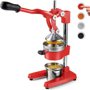 View Citrus juicer | Extra-large commercial-grade manual press | Heavy-duty countertop orange juice extractor (with stainless steel cup) (black) image 1