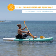 View HUIIKE Inflatable Paddle Board for Adults with Accessories Included, Oar, Fins, Pump. Stand Up Paddleboard Great Stability and Resistance. 10’ x 33" x image 4