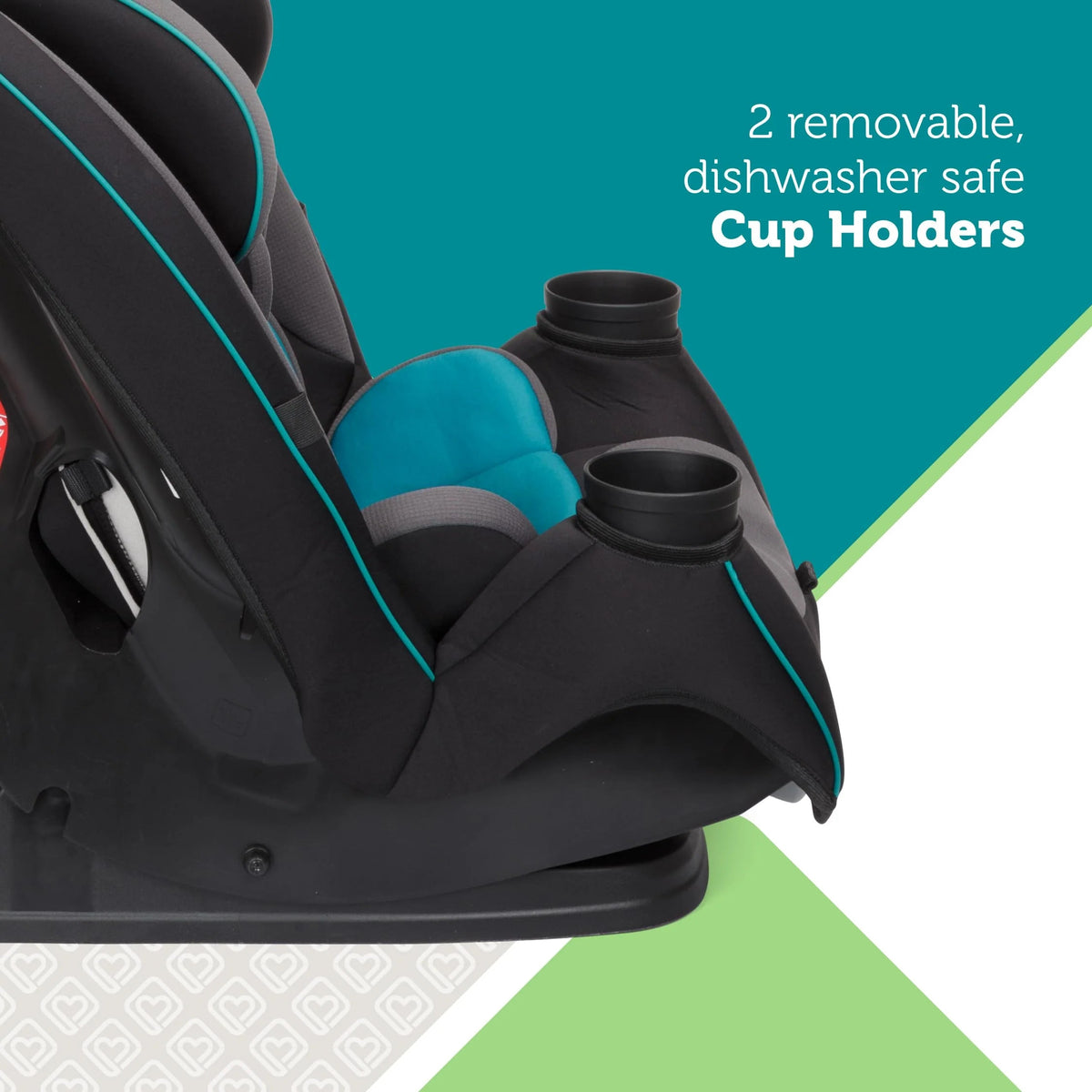 3-in-1 Slim Convertible Car Seat, All-in-One Infant Toddler Booster Seat, Rear & Forward Facing Child Safety Seat, Blue