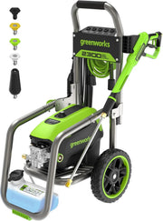 View 2300 pounds/square inch true brushless electric high-pressure cleaning machine (2.3 gallons/minute), 25 feet hose, quick-connect nozzle, 15°, 24°, 40° soap nozzles and turbine nozzle image 2