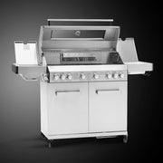 View TAINO PLATINUM YAMARA 6+2 Gasgrill Edelstahl 6 Brenner Keramik Sear-Burner Keramik Backburner Piezo-Zündung Grillrost Gusseisen image 4