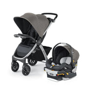 View A foldable baby carriage equipped with 35 zip-style long-lasting baby safety seats and a baby carriage set. | Chunsan / Black image 1