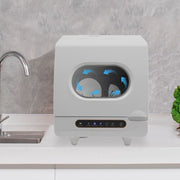 View 1200W mini Portable Countertop Dishwasher 360 Rotating Deep Cleaning Dishwasher image 5