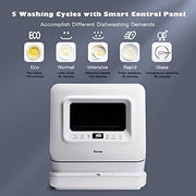 View COSTWAY Portable Countertop Dishwasher, with 7.5L Openable Water Tank image 3