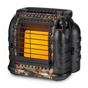 View 12,000 BTU Portable Propane Heater – 2 Heat Settings, ODS Safety Shut-Off, Camo image 1