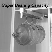 View Floor-Standing Solid Wood Rotating Coat Rack，Adjustable Steel Clothes Rail - Extendable 30-80cm Garment Organizer for Closet Storage, Heavy-Duty 25kg Load Capacity, Space-Saving Hanger Rack image 4