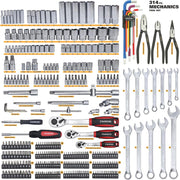 View 314-Piece Mechanics Tool Set and Socket Set, Professional Metric Set image 3