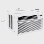 View LG 8,000 BTU 340 Sq ft Window Air Conditioner with Remote Control, White, LW8016ER image 2