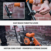 View Electric Compactor Plate - Ideal For Levelling Pavement, Artificial Turf Ground Preparation, Patio, Blockwork, Sand, Soil & More image 4