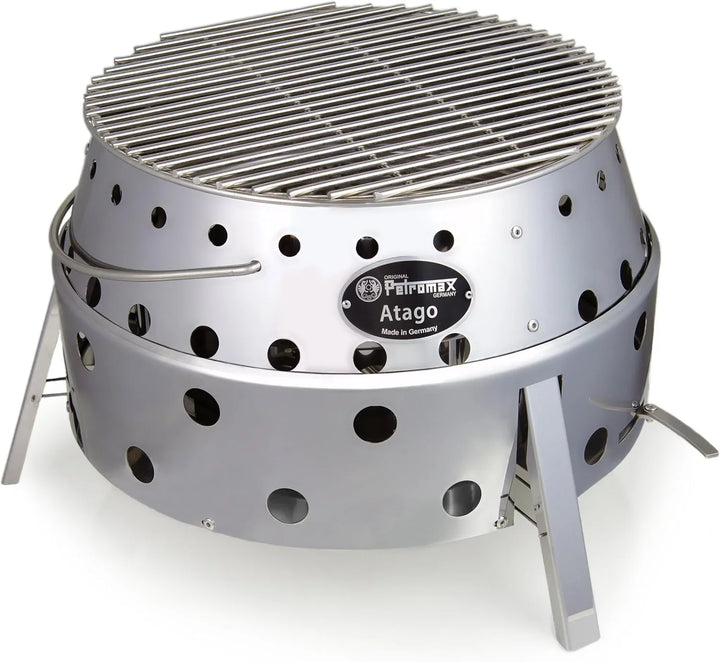 Portable camping grill - Stainless steel material - Charcoal mode - Outdoor type - Portable