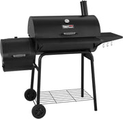 View CC1830S 30" BBQ Charcoal Grill and Offset Smoker | 811 Square Inch cooking surface, Outdoor for Camping | Black image 4