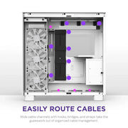 View H9 Flow Dual-Chamber ATX Mid-Tower PC Gaming Case image 2