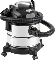 View Basic type wet-dry dual-purpose vacuum cleaner, 4-gallon capacity for home use, 3 horsepower, stainless steel material, gray/black image 1
