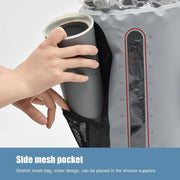 View Outdoor sports water bag, portable solar shower set, with pressure foot pump, foldable travel water storage device, suitable for camping, beaches, travel and activities. image 3