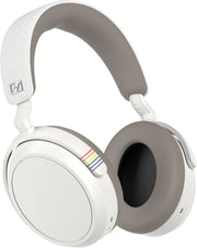 View Consumer-grade audio power 4 wireless headphones - Support Bluetooth connection, equipped with adaptive noise cancellation function, clear calls, up to 60 hours of battery life, and customizable sound effects. White model. image 4