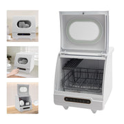 View 1200W mini Portable Countertop Dishwasher 360 Rotating Deep Cleaning Dishwasher image 1