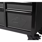 View 61-Inch W x 23-Inch D 15-Drawer Mobile Workbench with Solid Wood Top image 2