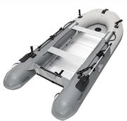 View Inflatable Boat | Yacht Dinghy Tender Raft | Multi Person Fishing Boat | Aluminum Floor Oars | Fishing Rod Holders | Heavy-Duty PVC | 2024 Model | image 4
