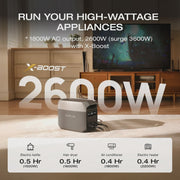 View EF EcoFlow DELTA 3 Portable Power Station, Full Charge in 43 Min, 1024Wh LiFePO4 Battery, 1800W AC/100W USB-C Output, Solar Generator(Solar Panel... image 3