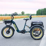 View 48V 14Ah 750W Foldable Fat Tire Electric Trike, 330-Lb. Capacity image 2