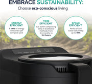 View Electric Kitchen Composter 2.5L – Odorless Countertop Bin with Clear-View Lid, Smart Food Waste Disposal image 3