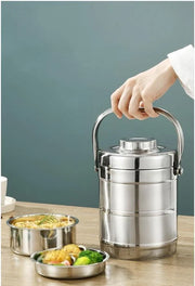 View Insulated Lunch Box Stainless Steel Insulated Lunch Box Large Capacity Bento Box Insulated image 2