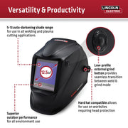 View Electric Auto Darkening Welding Helmet, Extra Large image 4