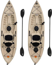 View Lifetime 90806 Tamarack Angler 100 Fishing Kayak C 2 Pack (Paddles Included) image 1