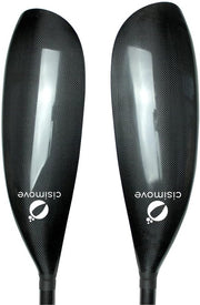 View High-performance lightweight double-body carbon fiber kayak paddle, featuring wing-shaped blades, elliptical shafts and adjustable knobs (suitable for users with a height of 215 - 225 centimeters) image 2