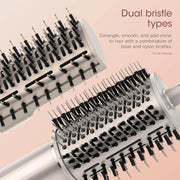 View Powerful hair dryer and multi-functional styling tool, featuring automatic hair curler, paddle brush, oval brush, concentrator accessory and stones. image 4