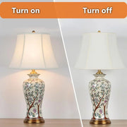 View Ceramic Table Lamp White image 3