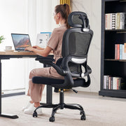 View Office Chair Ergonomic Desk Chair, 330 LBS Home Mesh Office Desk Chairs with Wheels, Comfortable Gaming Chair, High Back Office Chair for Long Hours, Office Chair for Study and Work (Grey) image 2